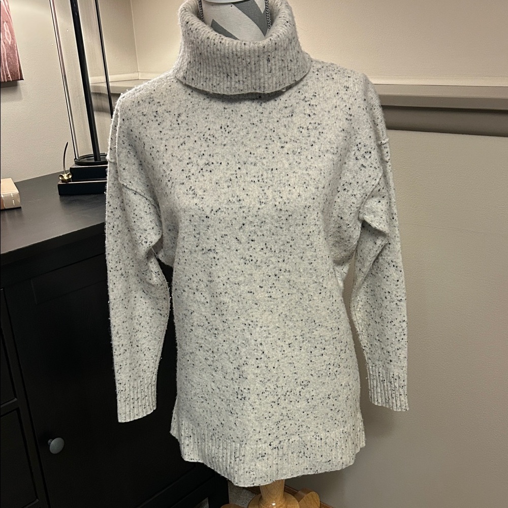 ATHLETA Bayshore Wool Cashmere Turtleneck, Small (oversized)